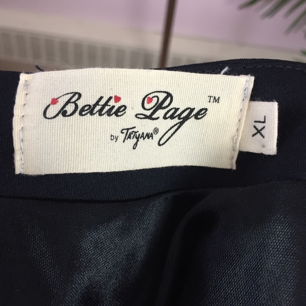 Navy Blue Bettie Page Dress (L-XL) - Picture 7 of 7